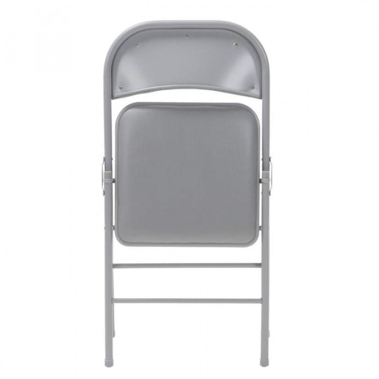Grey Folding Metal Chair