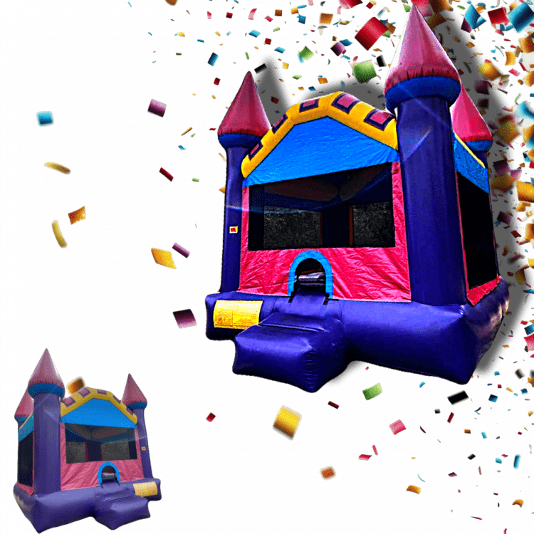Purple and Yellow Bounce house